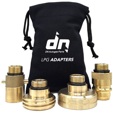 LPG GPL Autogas Tank Refill Adapter Set M22 for All Europe ACME DISH EURONOZZLE BAYONET with Bag