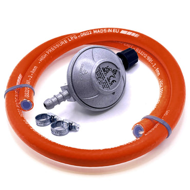 29 mbar Camping gas bottle butane Regulator Screw In Type 0.8 Kg/H with hose