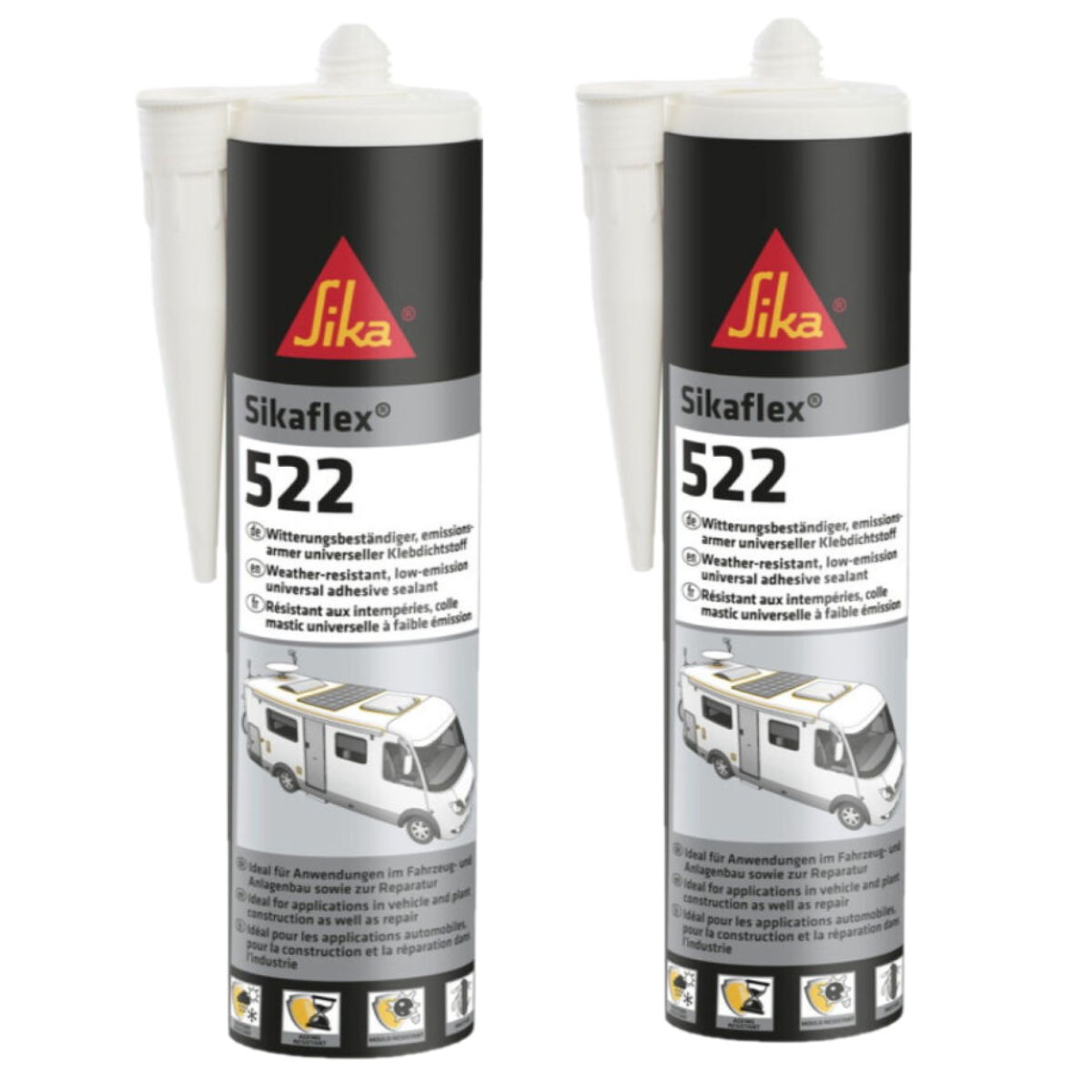 Sikaflex®-522 White 300ml sealant new (2 PCS)