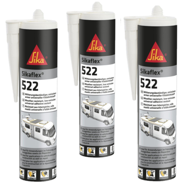 Sikaflex®-522 White 300ml sealant new (3 PCS)