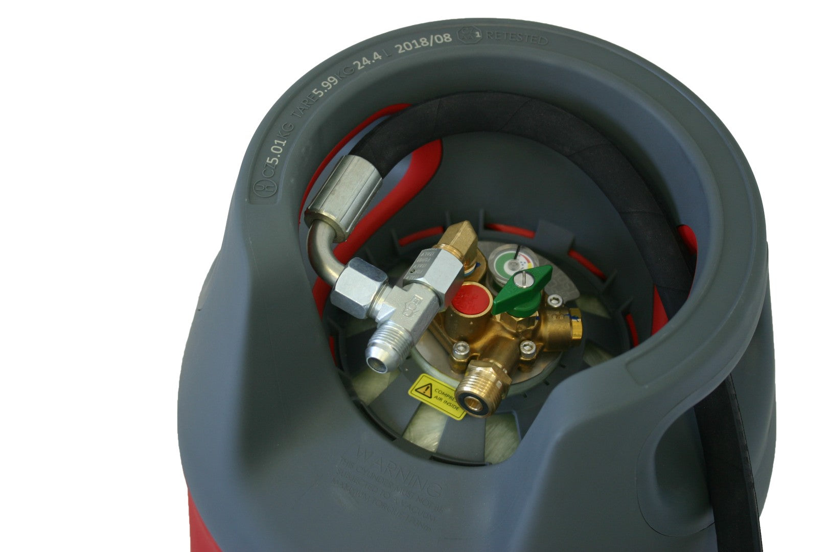 T-piece 3/4"-16 UNF thread for LPG filling hose JIC