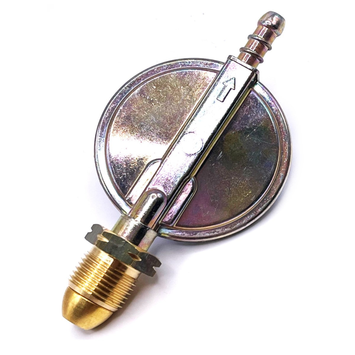 21mm Clip On Gas Cylinder Adapter Set with 37Mbar Gas Regulator and Nut Fitting