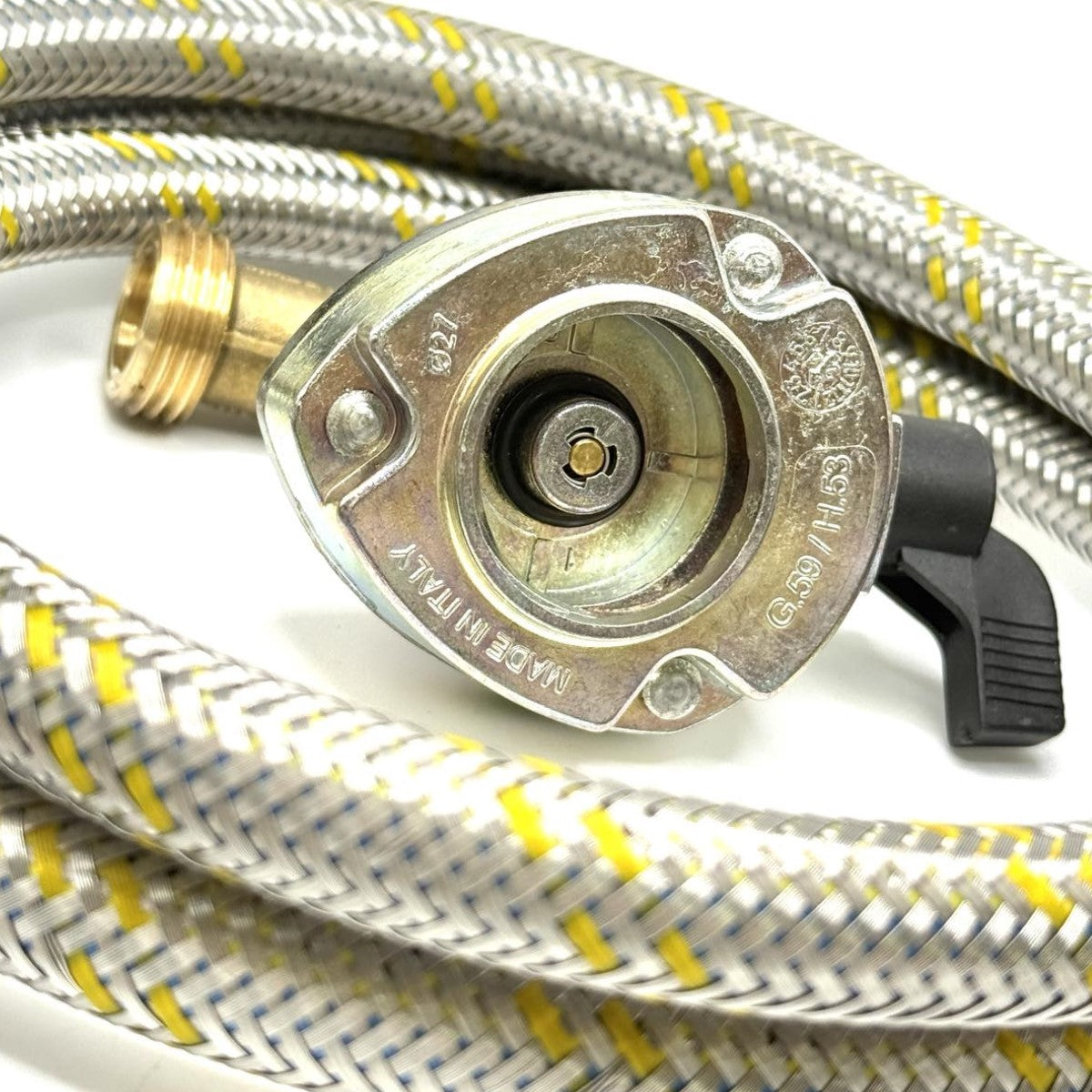 Flexible Reinforced Steel Pipe Wih Campingaz Bottle 901,904,907 Connector to 27mm Gas Cylinder Set elbow