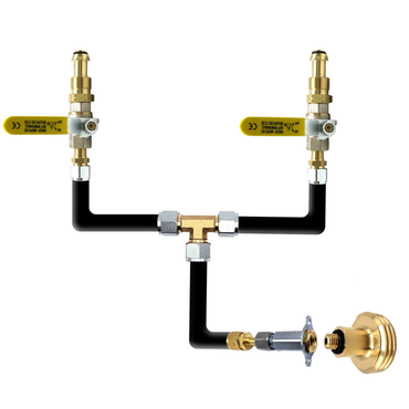 2M Refill USA&AU propane bottle pol adapter&straight minifill valve M10 Acme.