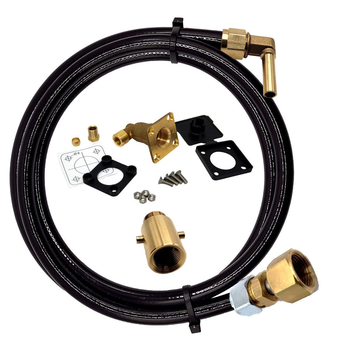 LPG GPL GasIt Gaslow Alugas 3/4" JIC Gas Bottle Refill Set with Any LPG Adapter ACME DISH EURONOZZLE BAYONET & Non Return Valve Filling Point