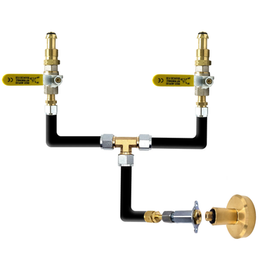 2M Refill USA&AU propane bottle pol adapter&straight minifill valve M10 DISH.