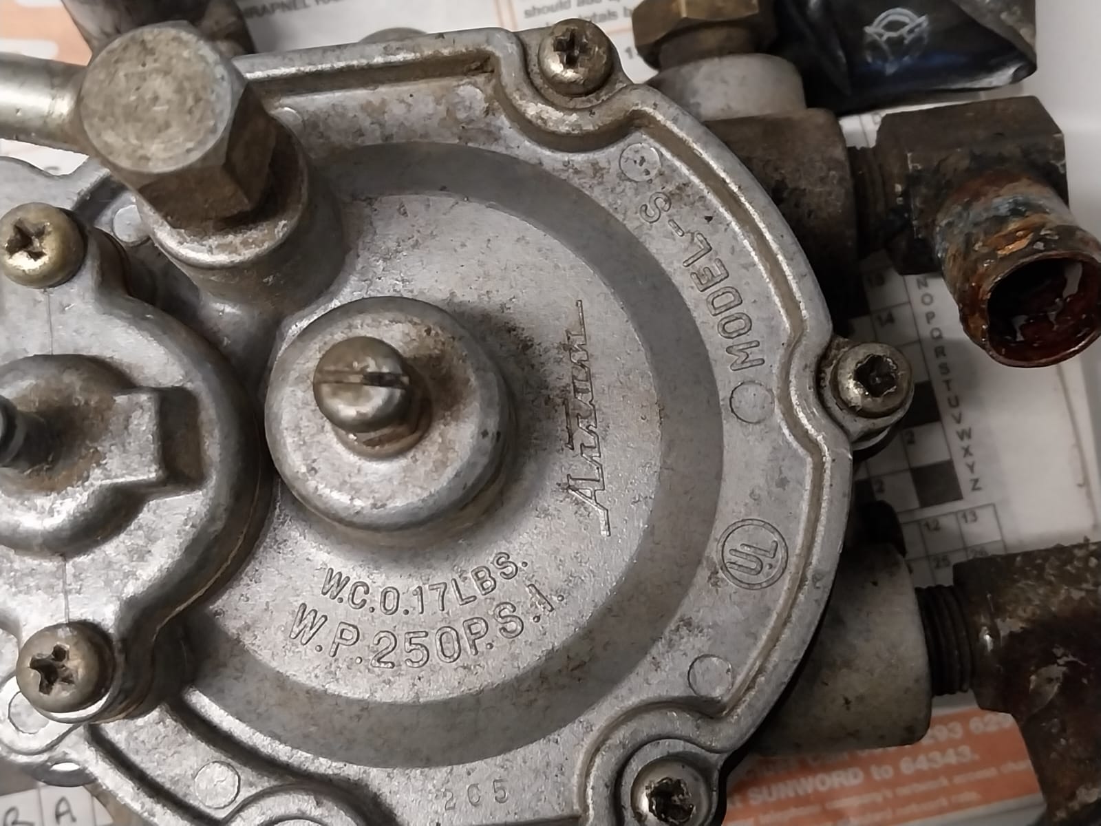 Aisan model S Reducer Repair Kit LPG Regulator for Toyota Forklift Trucks