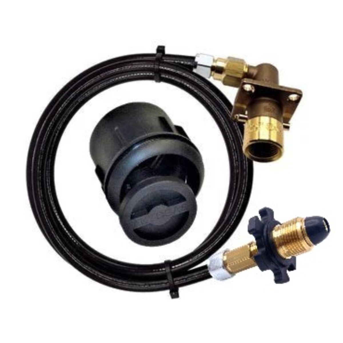 UK Gas bottle refill set Bayonet Elbow Filling Point with Hand Wheel Tighten soft nose POL Swivel Connector With Hose & fitting box