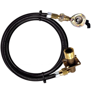 LPG Gas Propane Remote Refill Set Adaptors To reFill 27mm Clip On Type Cylinders