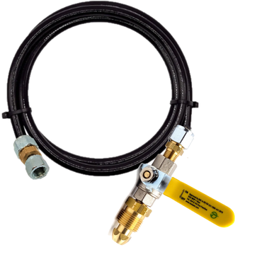 LPG Gas Propane Transfer Refill Set 4-Hole autogas tank 1/2-20 UNF to 5/8" pol Type Cylinders