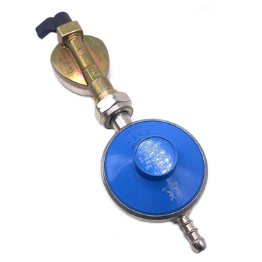 21mm Clip On Gas Cylinder Adapter Set with 37Mbar Gas Regulator