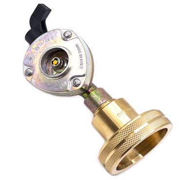 LPG GPL DISH Adaptor to 21mm Clip On 511 Type Adapter Set to Fill Gas Bottles in France, Italy, Bulgaria, East Germany, Sweden, Balkans, Eastern Europe Gas Stations