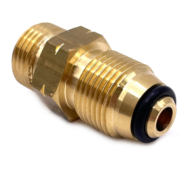 USA Gas Bottle LH POL Adapter to 21.8 mm LH to butane or KLF German type
