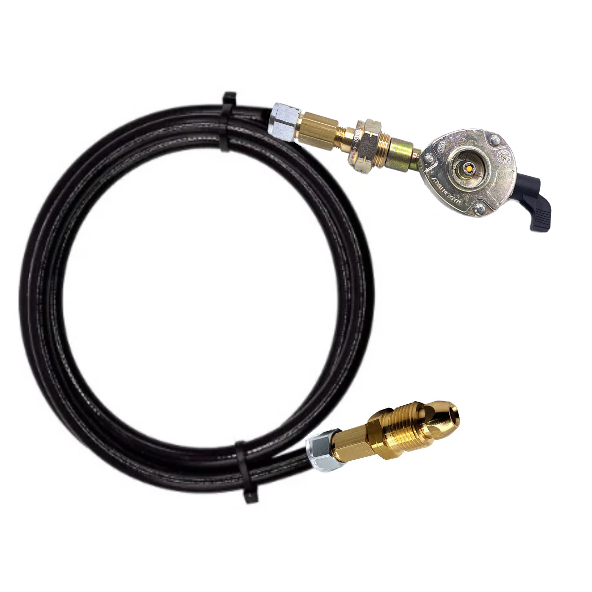 LPG 20mm Clip On Adapter Gas Cylinder Filler Set with UK POL Gas Bottle Adapter for Filling Empty Gas Bottles