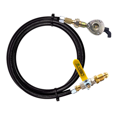 LPG Gas Bottle Refill Set Adaptors to Fill Empty 20mm Clip On Cylinders