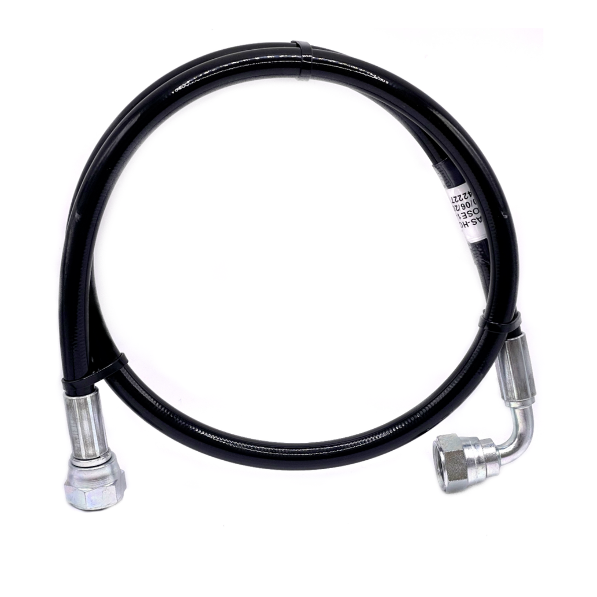 Gaslow Filler hose R67 JIC 3/4" UNF For GasIt Cylinders 2 meter- 90 Degree - Straight