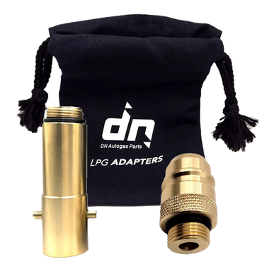 LPG GPL 21.8mm Autogas Safefill Tank Refill Adapter Set Bayonet Euronozzle With Bag