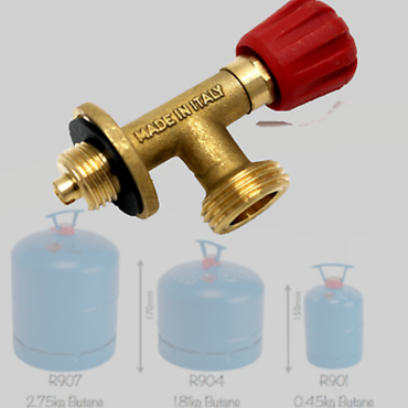 Campingaz Cylinder Valve For Butane 901, 904 and 907 Cylinders Campingas