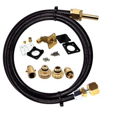 2 metres LPG GPL Refillable Gas Bottle Refill Set with All LPG Adapters Kit ACME DISH EURONOZZLE BAYONET & Non Return Valve Filling Point