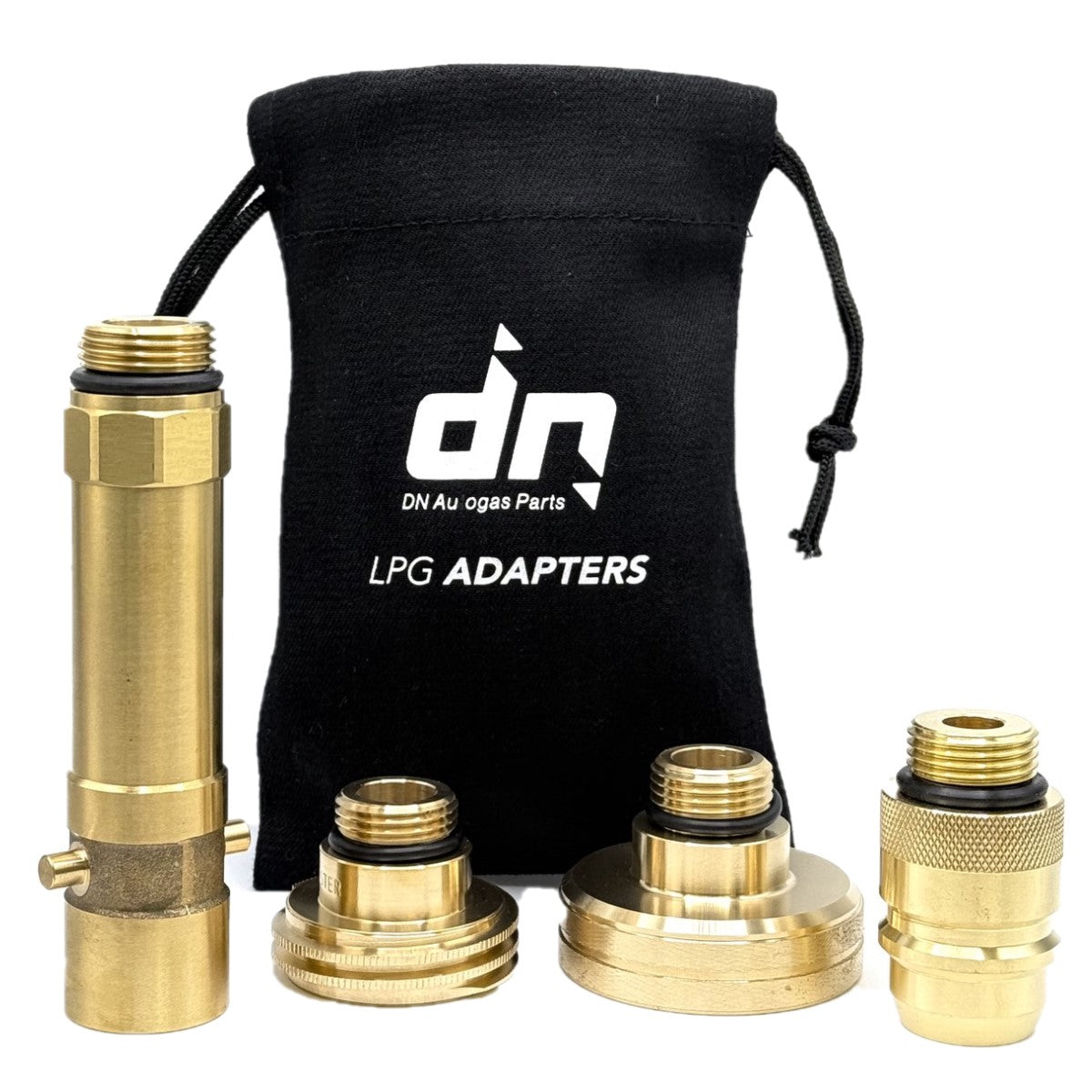 SAFEFILL GAS BOTTLE Adapters Set FOR ALL Europe KIT OF 4 TRAVEL SET With a Black BAG