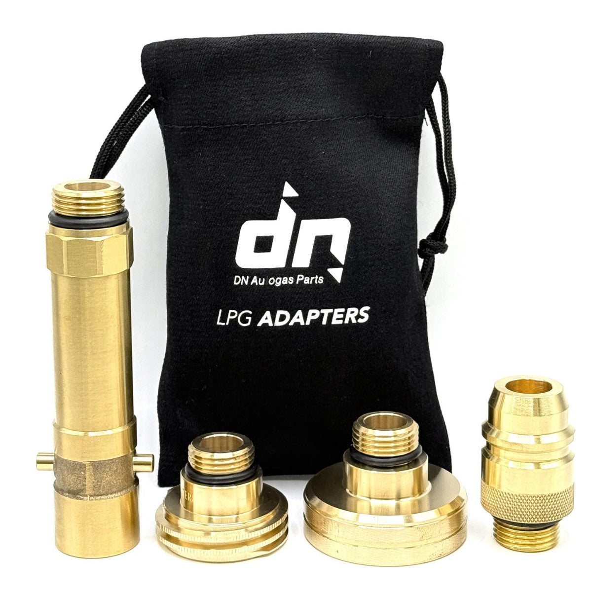 SAFEFILL GAS BOTTLE Adapters Set FOR ALL Europe KIT OF 4 TRAVEL SET With a Black BAG