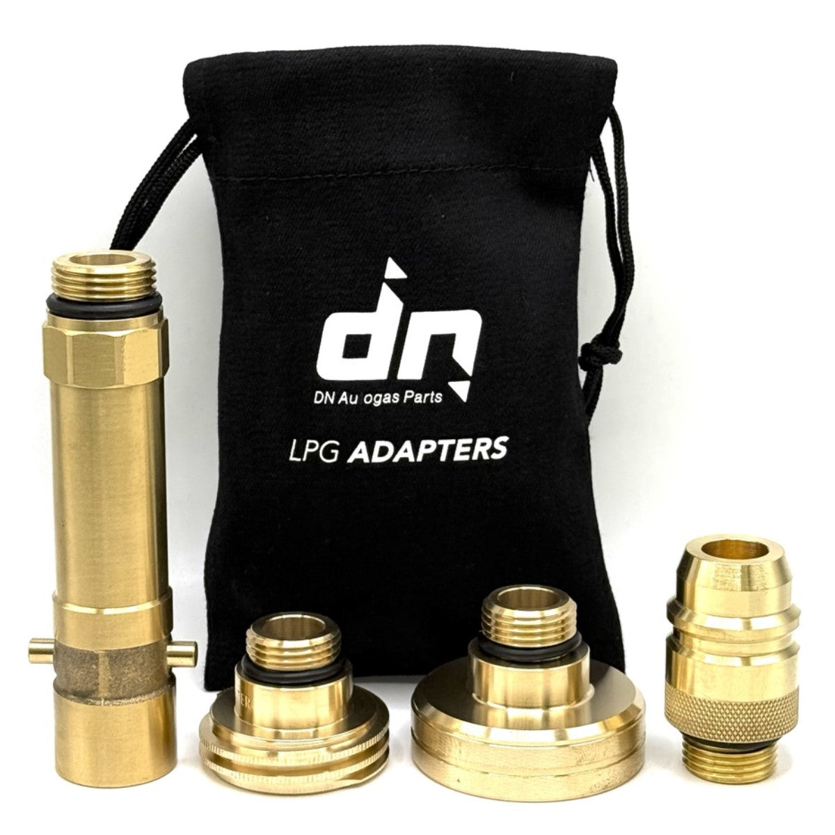 SAFEFILL GAS BOTTLE Adapters Set FOR ALL Europe KIT OF 4 TRAVEL SET With a Black BAG