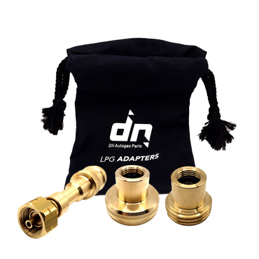 LPG GPL Gas Bottle Refill Adapter Set 21.8 for Europe ACME DISH EURONOZZLE with Bag