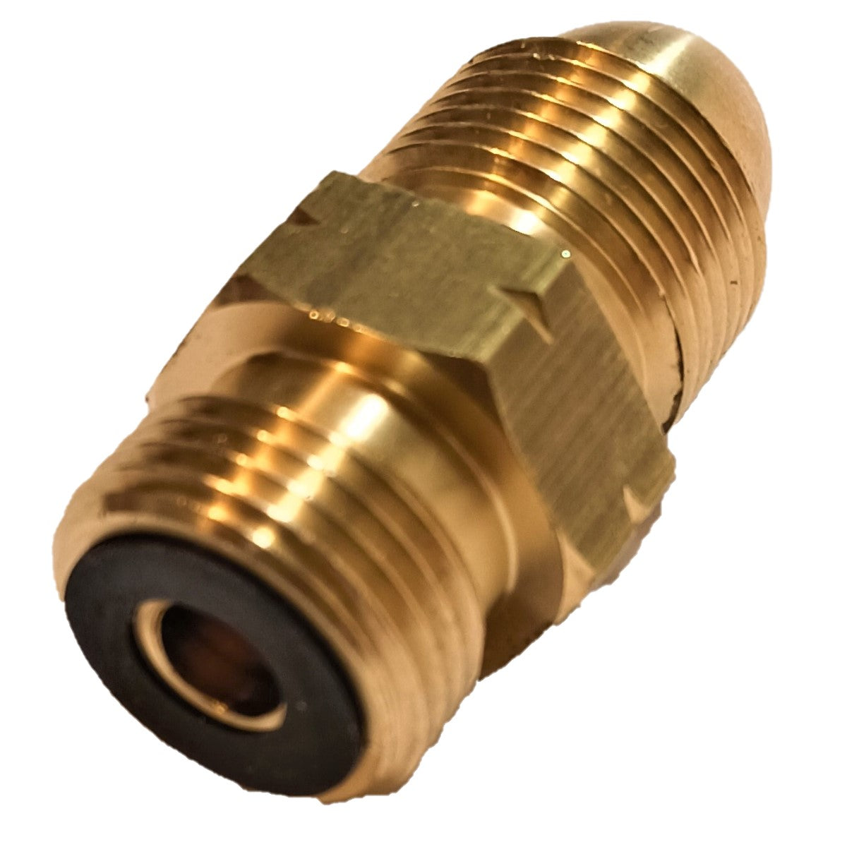 UK Gas Bottle 5/8" LH POL Adapter to 21.8 mm LH to butane or KLF German type