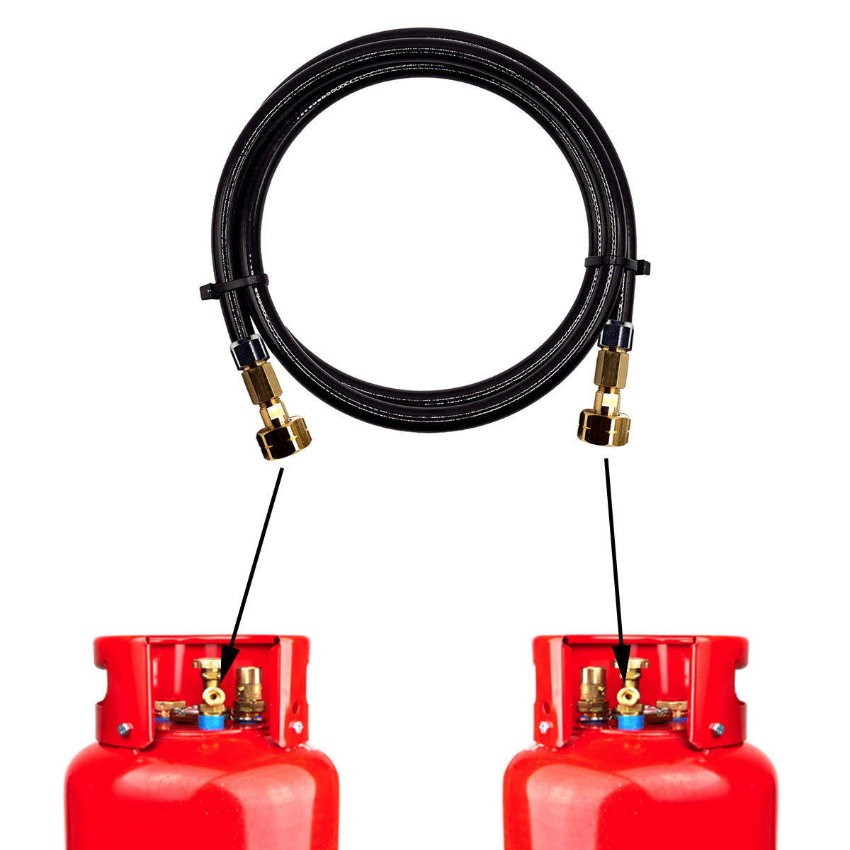 LPG GPL Adapters Set to Refill 21.8mm European Propane Gas Bottle