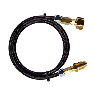 Transfer, Refill Gas from Bottle to Bottle with Swivel pol 5/8" to swivel 21.8 Connector With Pipe