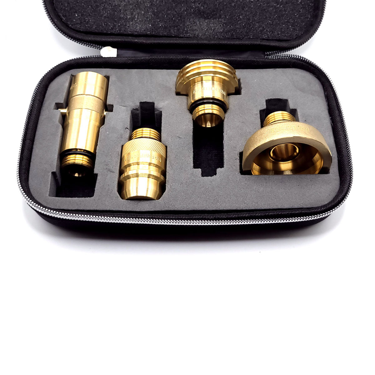 LPG GPL Autogas Tank Refill Adapter Set M22 For All Europe ACME DISH EURONOZZLE BAYONET With Case