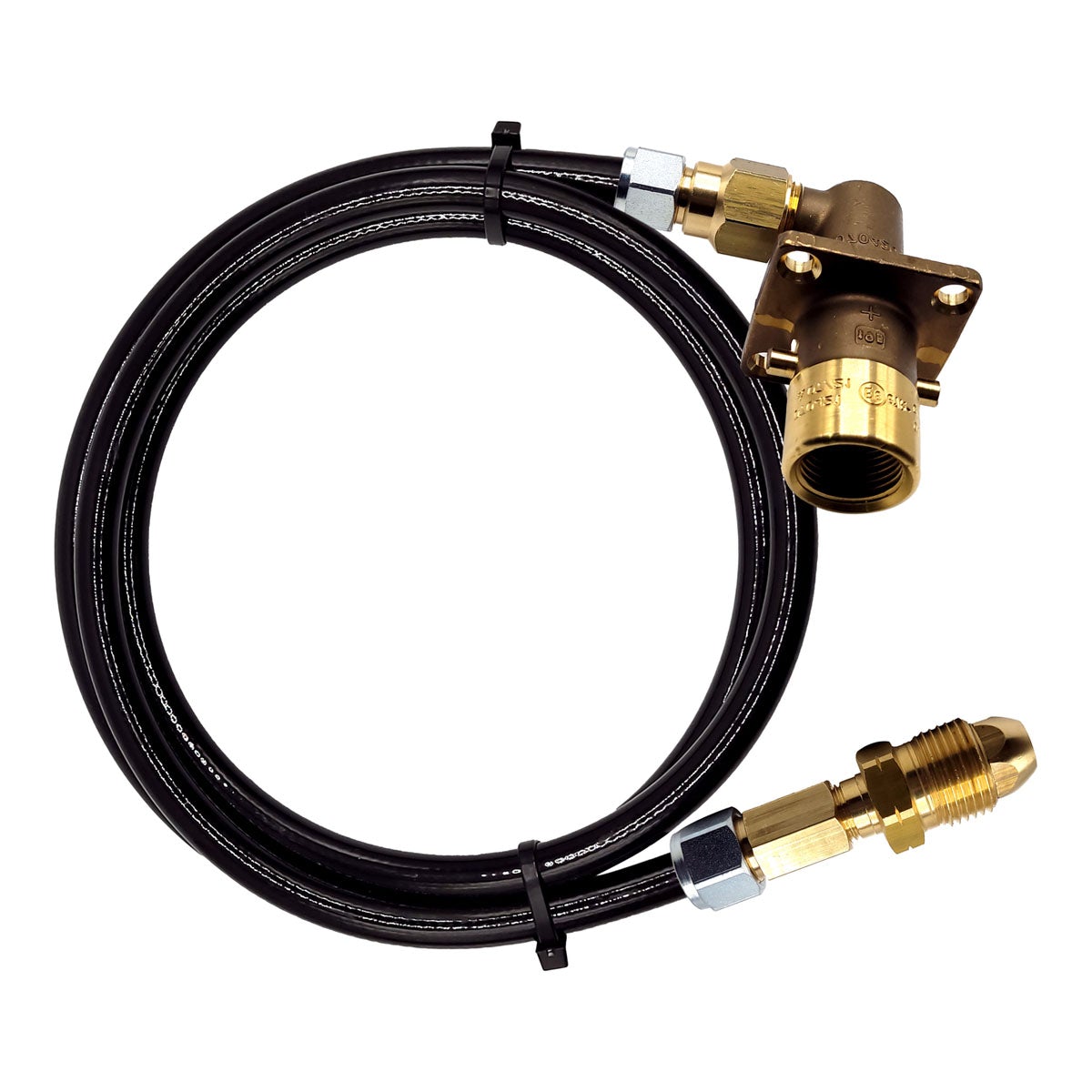 UK Gas bottle refill set Bayonet Elbow Filling Point with Pol Swivel Connector With Hose & fitting box