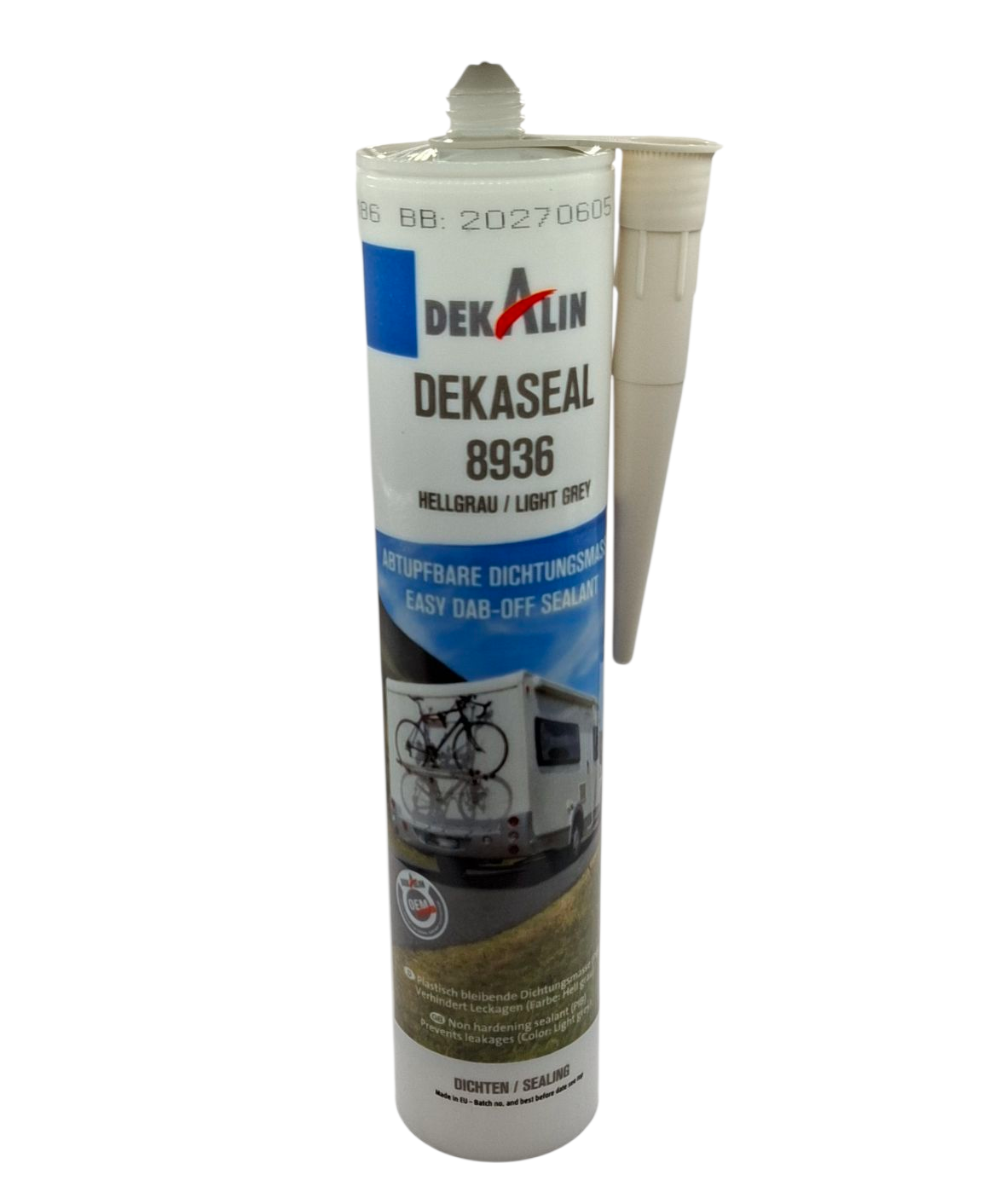 Dekaseal 8936 LIGHT GREY 310 mL Adhesive Sealant silicone motorhome caravan RV premium quality