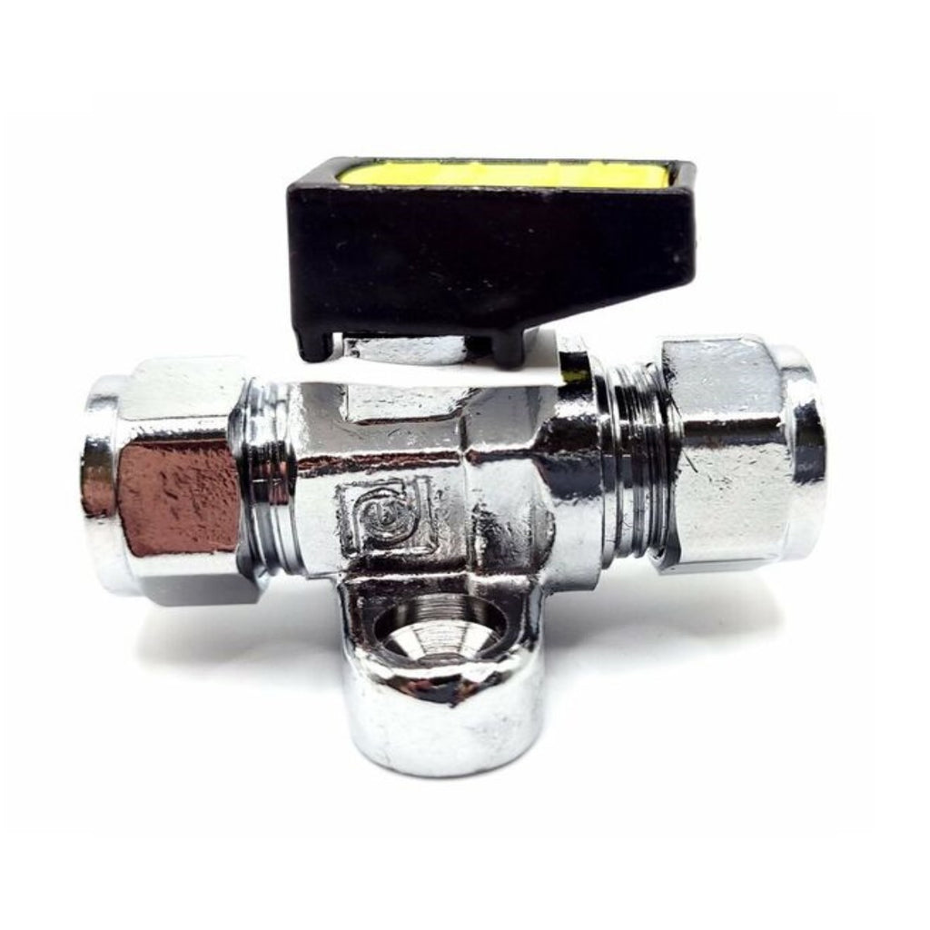 10 X 10 mm Gas Shut Off Valve Manual Lever Gas Ball Valve With Foot Pl ...