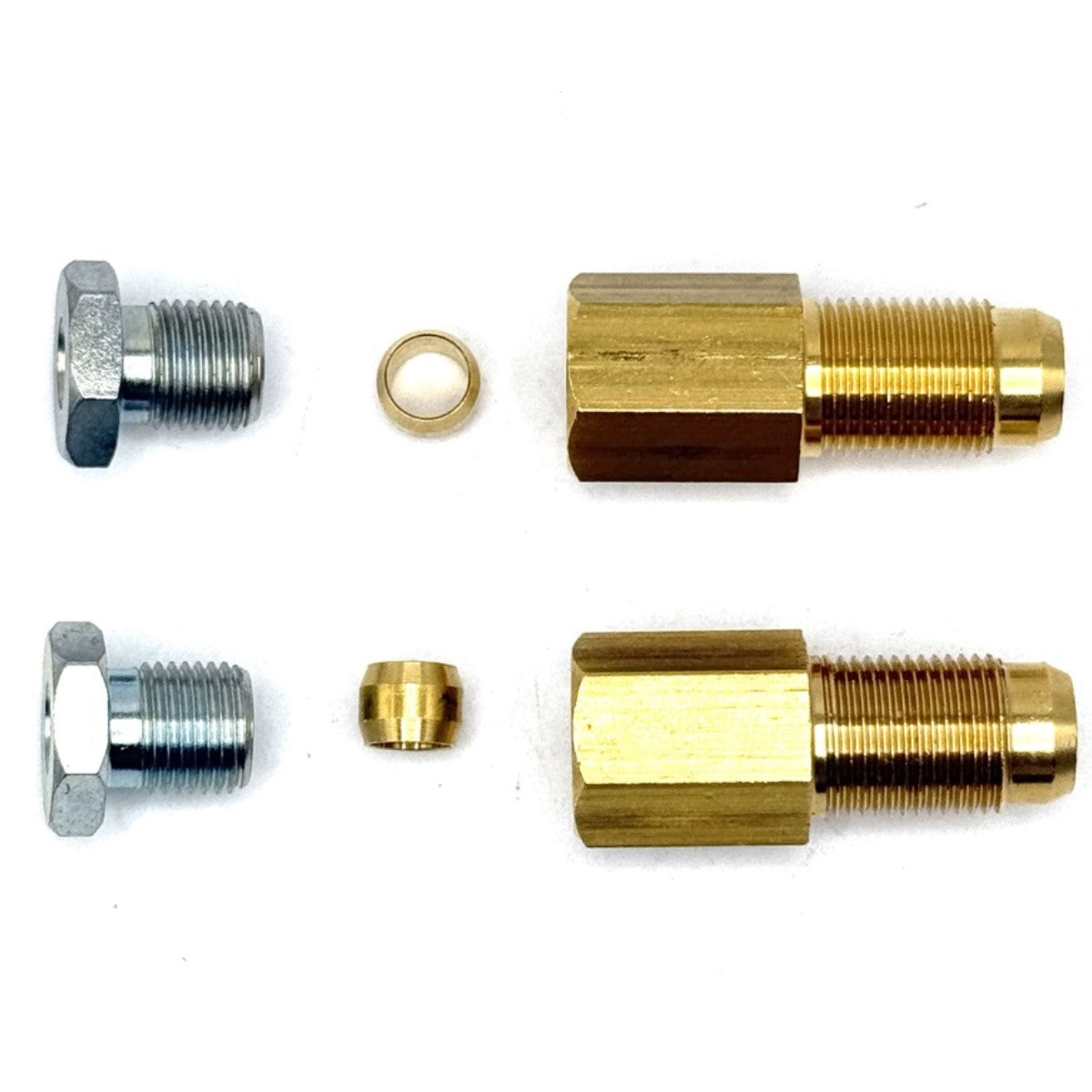 2 x LPG gpl Autogas 8mm to 6mm Flexi, copper, Hose Fitting Connector stepper.