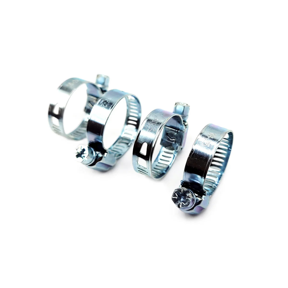 4 Pcs Hose Jubilee clips Adjustable Hose Clamp 16-25mm Range  Steel