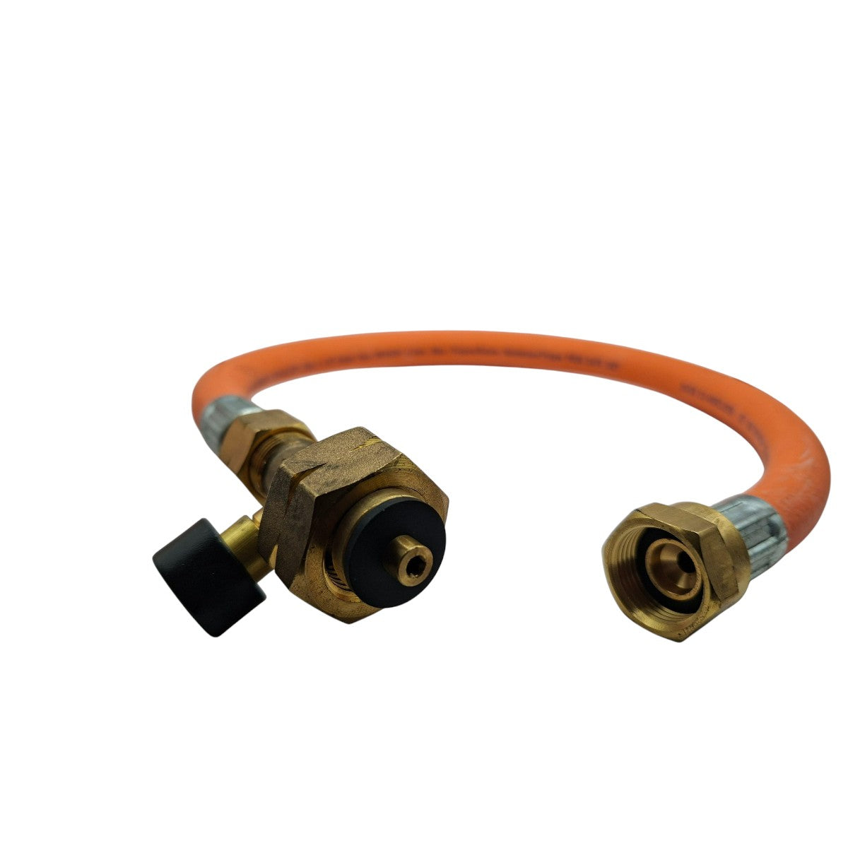 LPG Propane EFV Pigtail Hose 450mm G5 to W21.8 – High Pressure Gas Hose for Caravans Motorhomes Campervans