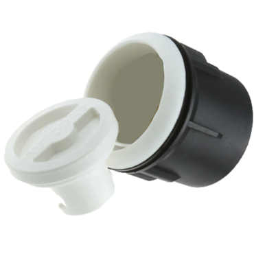 LPG Bayonet Filling Point Cap Fitting Housing Box in White colour