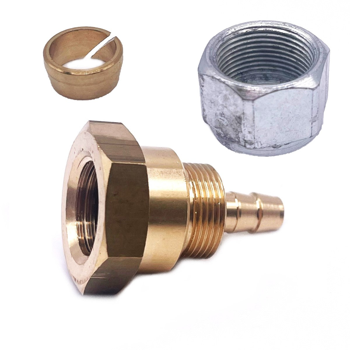 W20 M20 20 fitting to 8mm flexi faro type pipe RV motorhome caravan gas lpg regulator