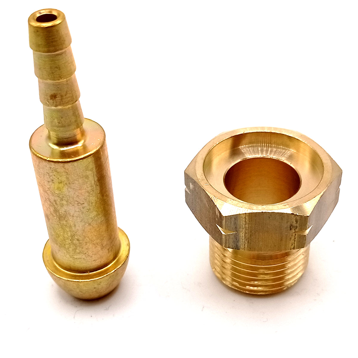 American USA Pol x 1/4" Bspm with Excess Flow barbed connector 8mm