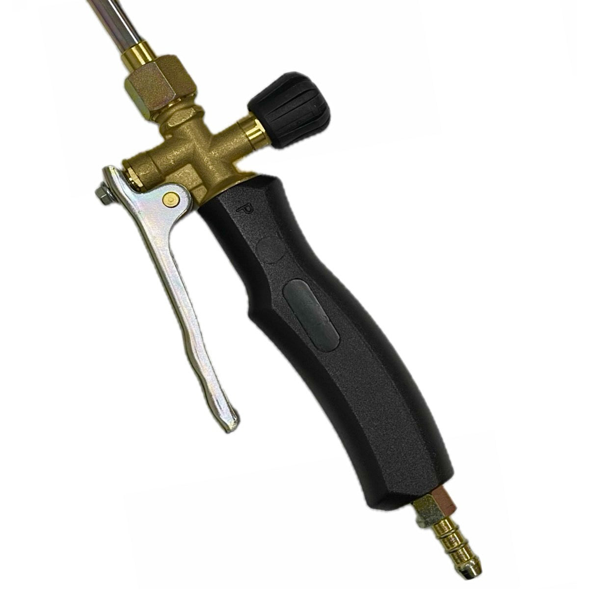 Torch Weed Burner 22mm nozzle + Adjustable High Pressure LPG Regulator 21.8mm LH - 10kg/h + 2m Hose