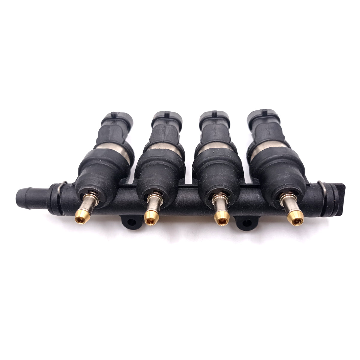 LPG CNG Injectors rail ULTRA FAST OKCAN 4 cyl. 2 ohm universal  STAG,E-GAS....