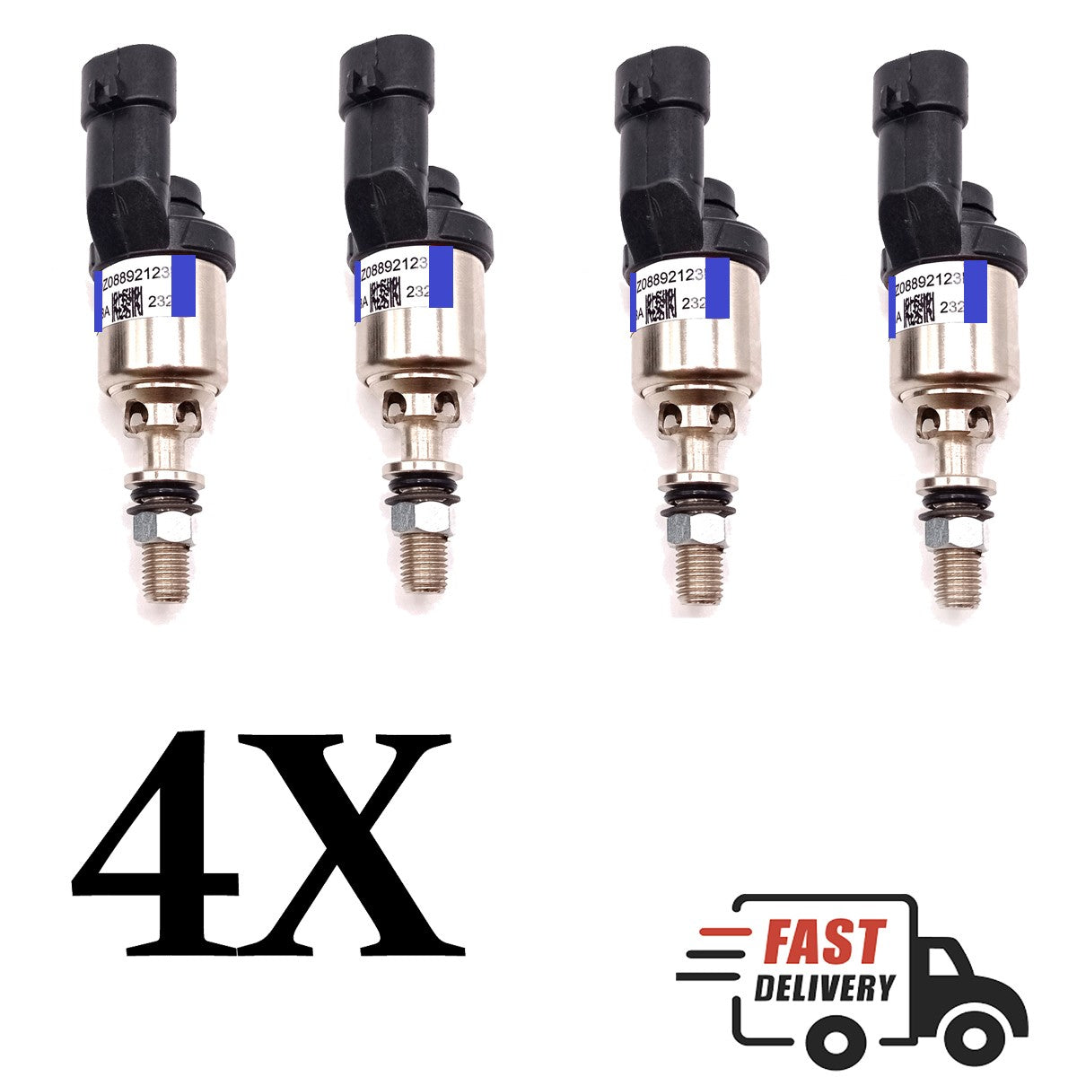 4 x BRC Type Blue LPG Injectors old Screw Model