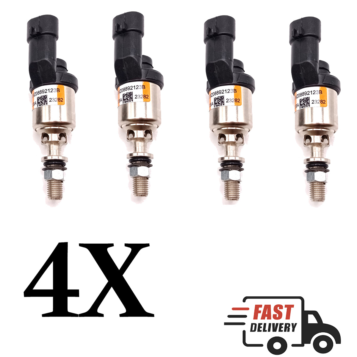 4 x BRC Type Orange LPG Injectors old Screw Model