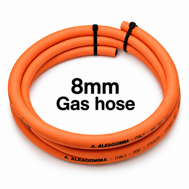 8mm High Pressure LPG Gas Hose Orange Pipe for Propane Butane Gas Bottle