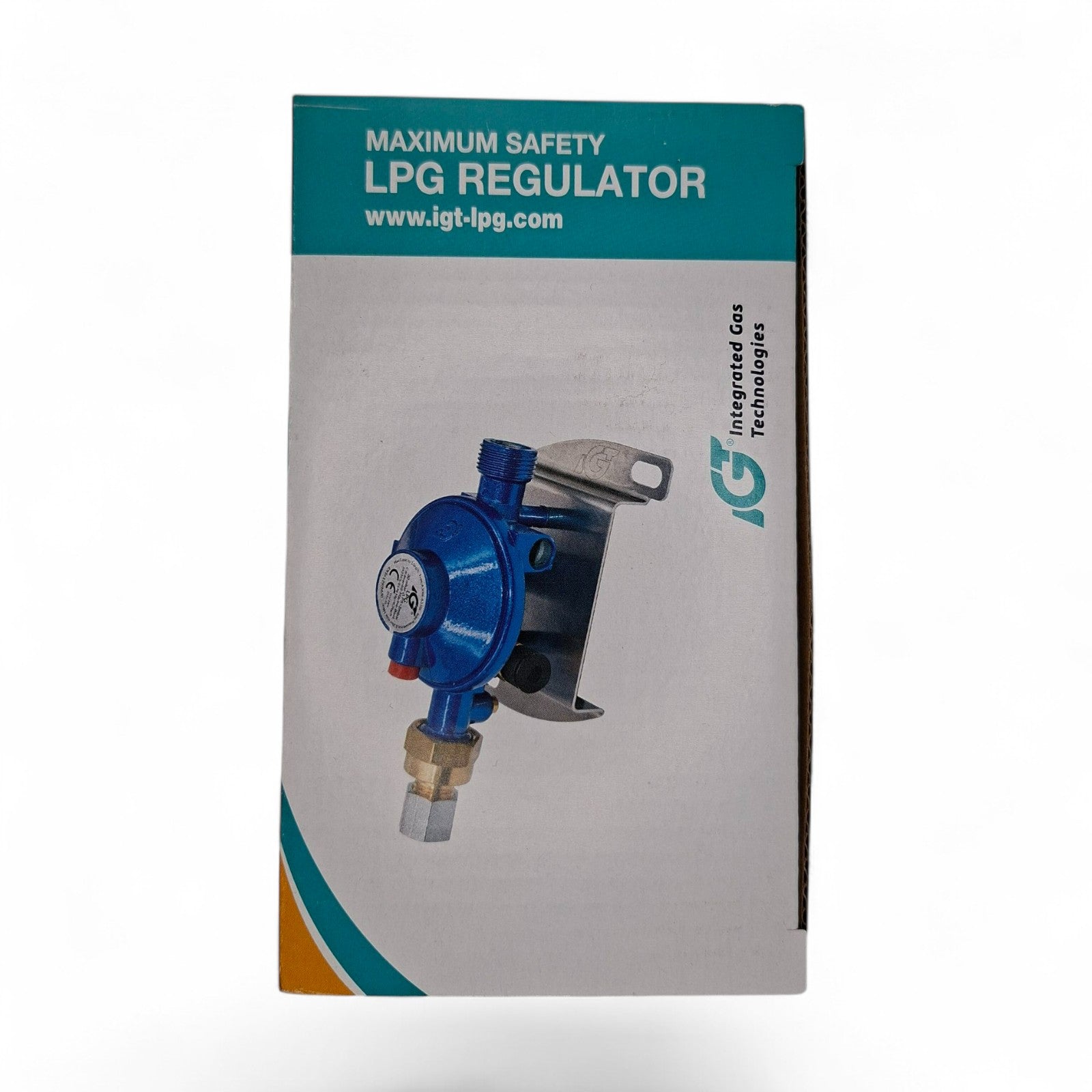 Wall Bulkhead Mounted Gas RV Regulator 30mbar for Caravans Motorhomes & Boats – M20x1.5 – 10mm Outlet