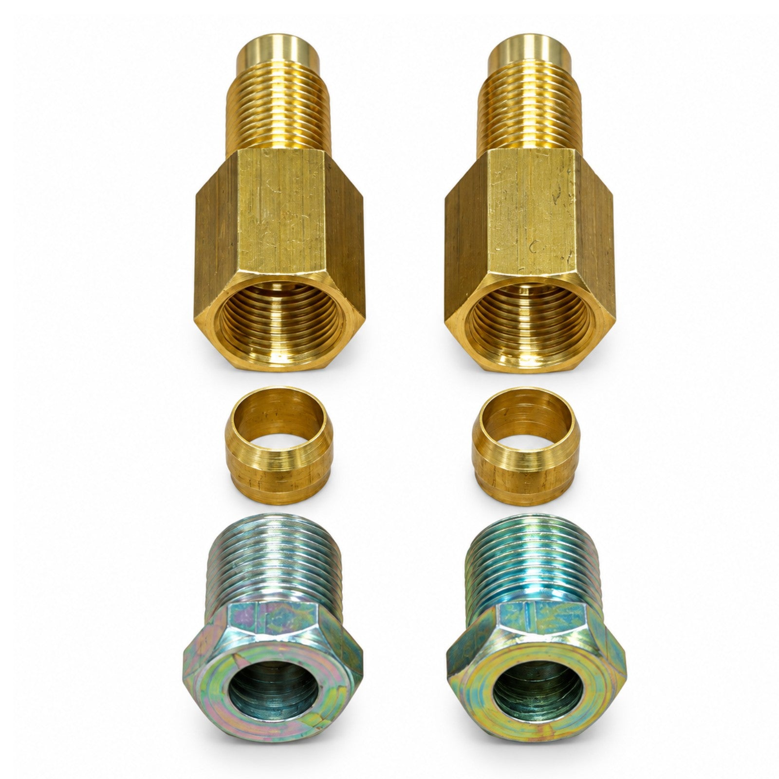 2 x LPG gpl Autogas 6mm to 8mm Flexi, copper, Hose Fitting Connector stepper.