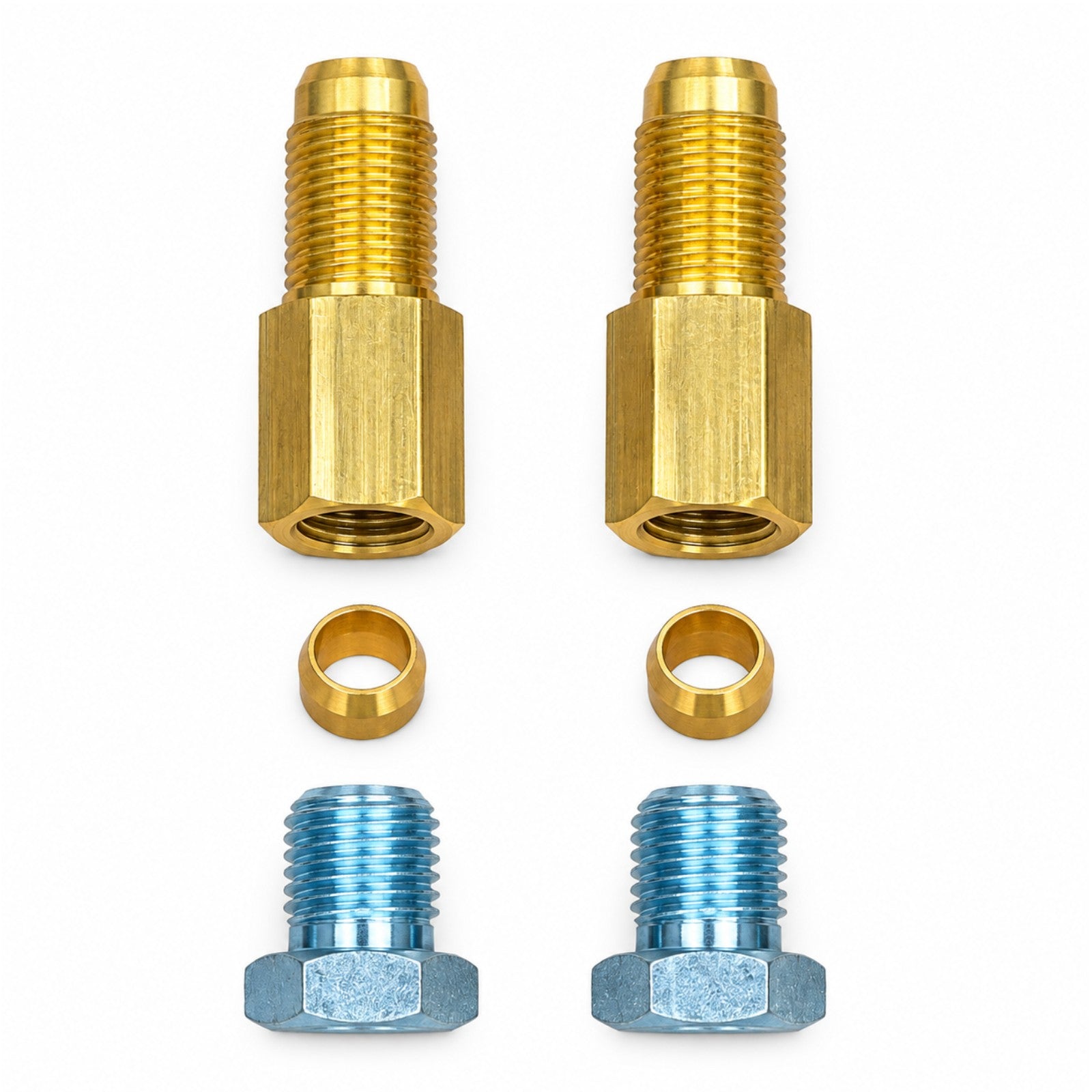 2 x LPG gpl Autogas 8mm to 6mm Flexi, copper, Hose Fitting Connector stepper