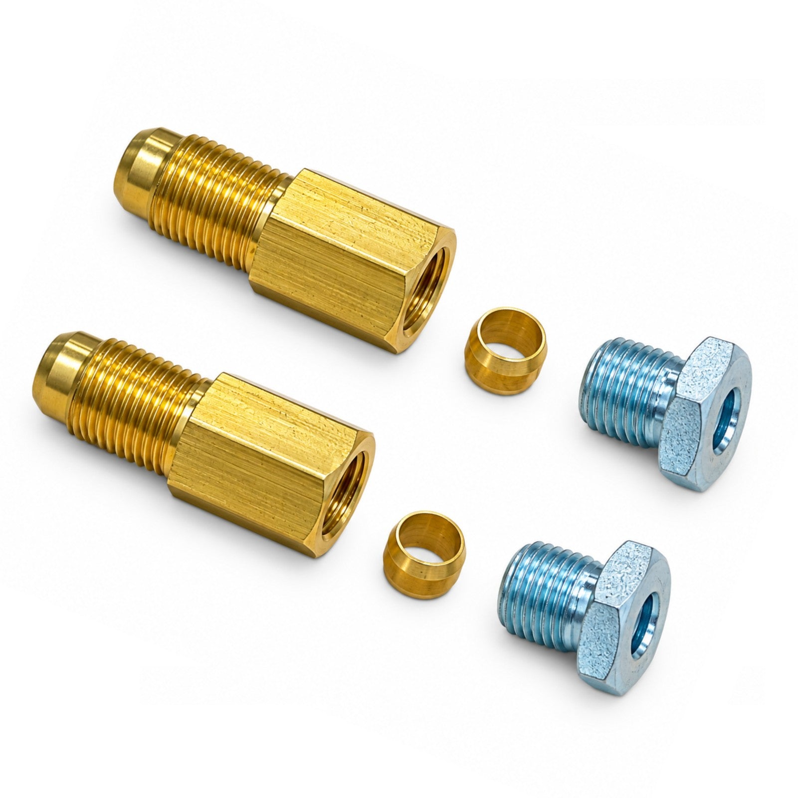 2 x LPG gpl Autogas 8mm to 6mm Flexi, copper, Hose Fitting Connector stepper