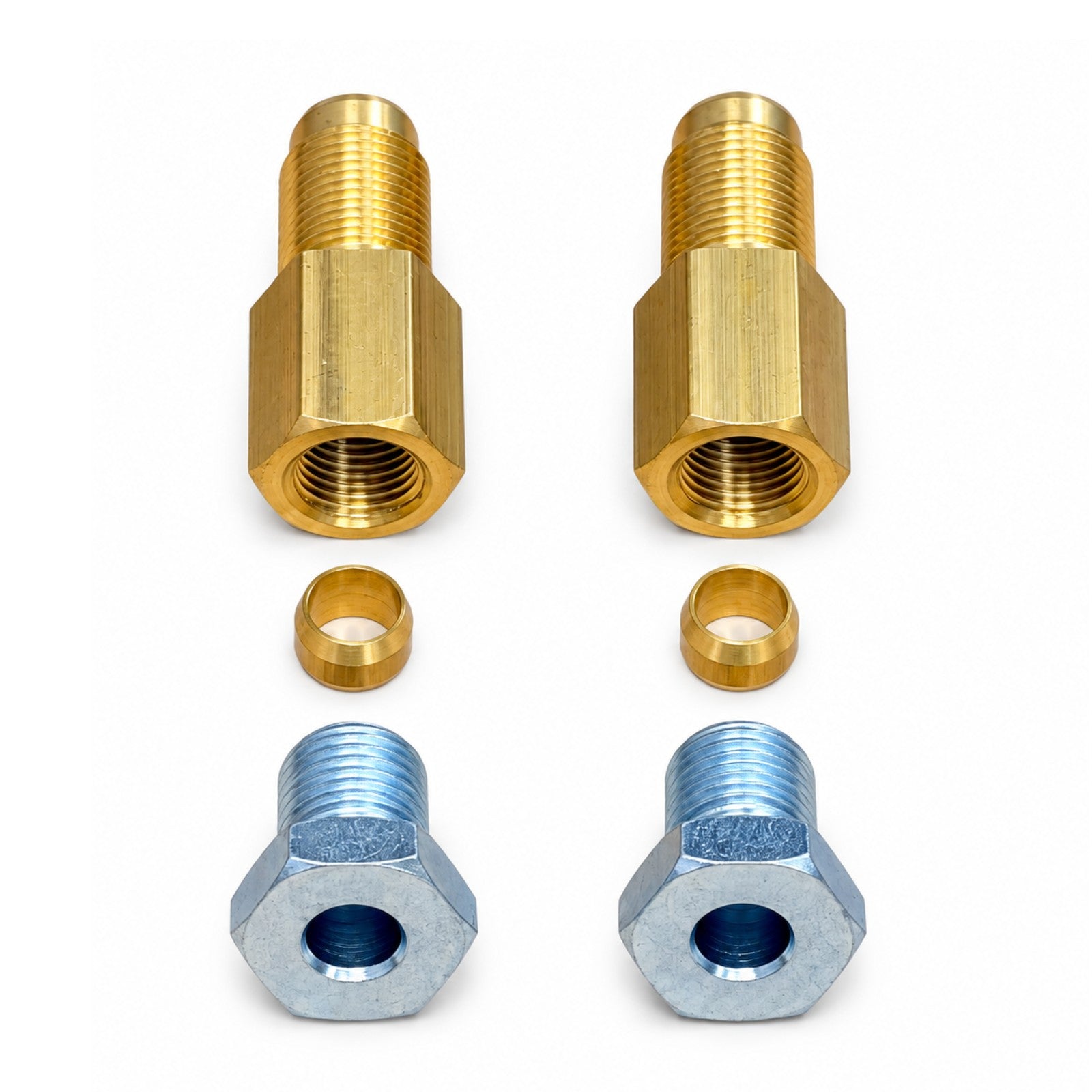 2 x LPG gpl Autogas 8mm to 6mm Flexi, copper, Hose Fitting Connector stepper